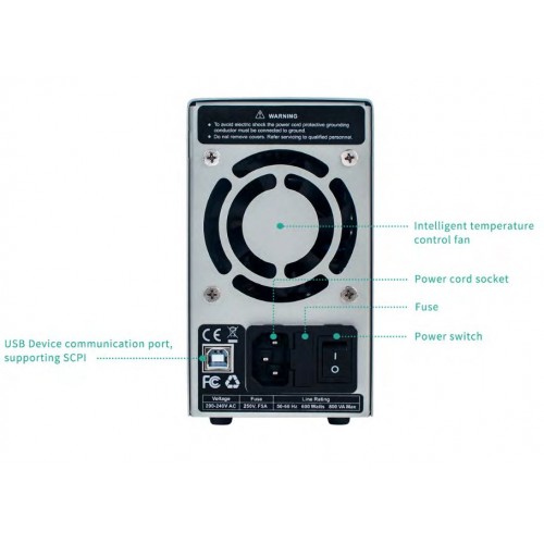 منبع تغذیه DC تک کانال 60V 5A اوون مدل SPE 6053
